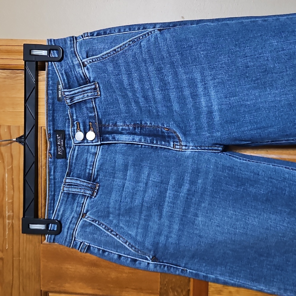 NWOT Judy Blue Wide-Leg High-Rise Jeans - Picture 6 of 12